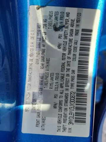 2018 TOYOTA YARIS IA   