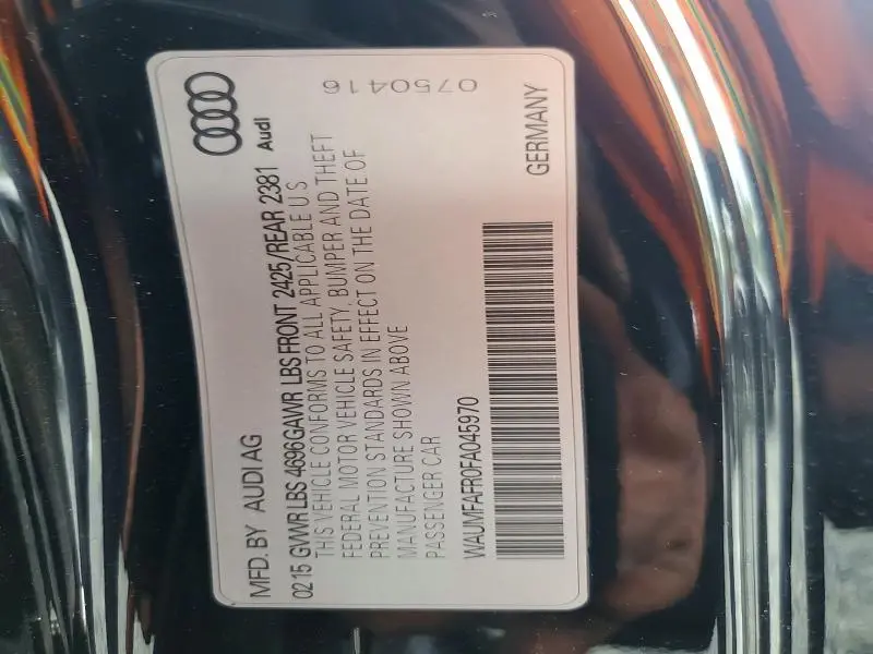 2015 AUDI A5 PREMIUM PLUS  