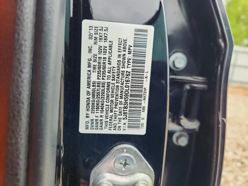 2013 ACURA RDX TECHNOLOGY  