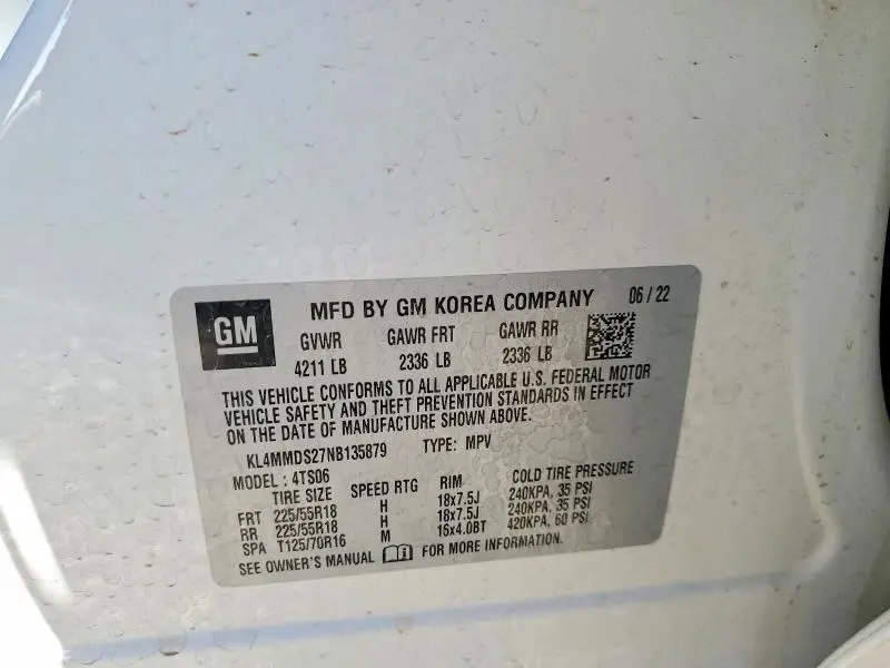 2022 BUICK ENCORE GX SELECT  