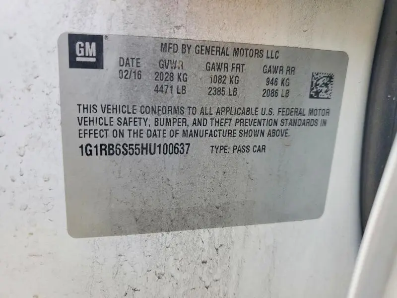 2017 CHEVROLET VOLT PREMIER  