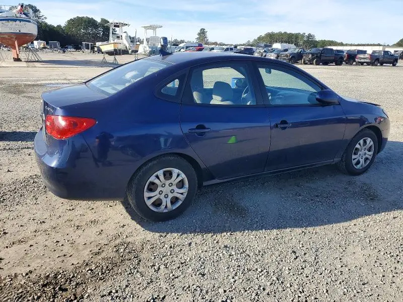 2010 HYUNDAI ELANTRA BLUE  