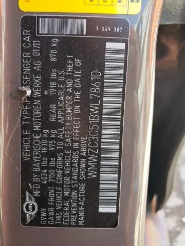 2011 MINI COOPER S COUNTRYMAN  