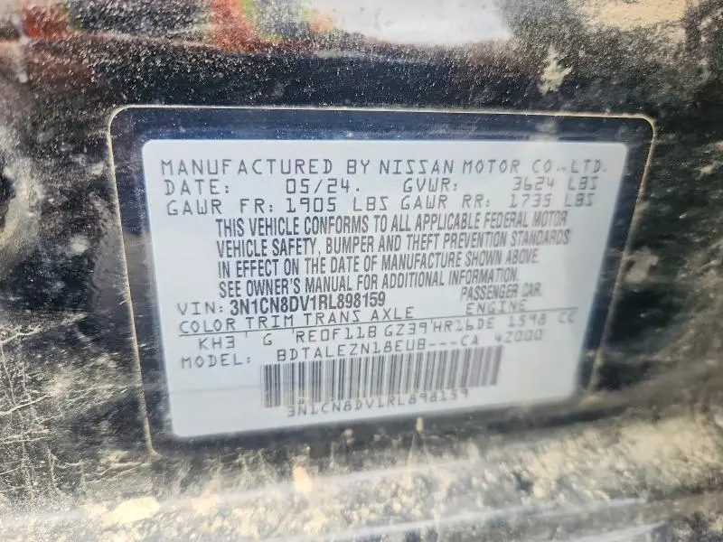 2024 NISSAN VERSA S  