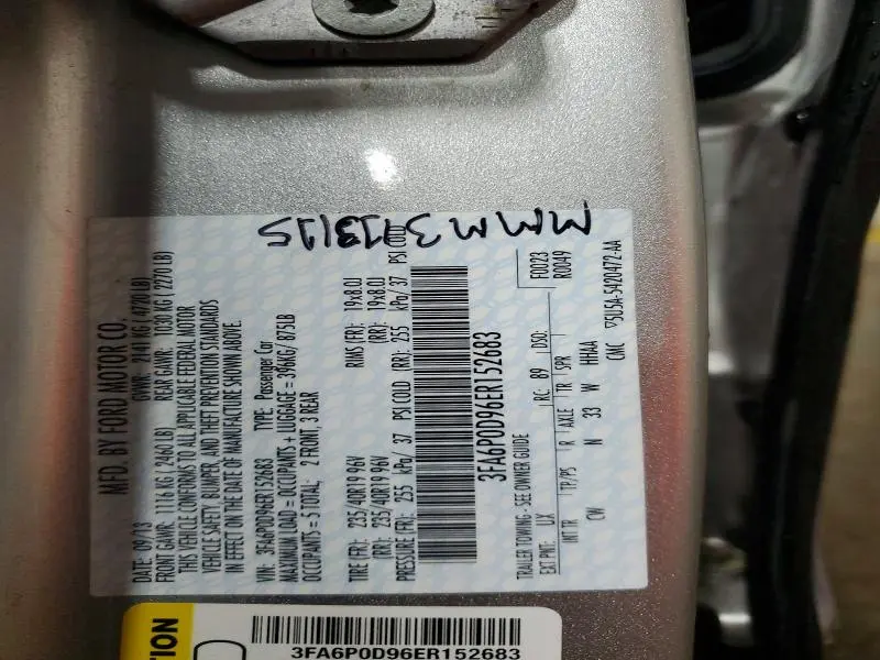 2014 FORD FUSION TITANIUM  