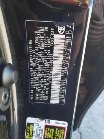 2016 TOYOTA COROLLA L  