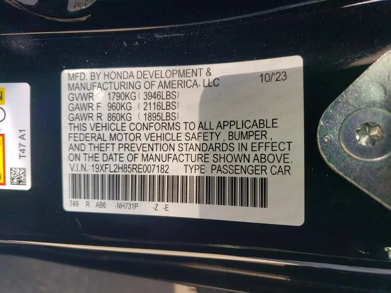 2024 HONDA CIVIC SPORT  