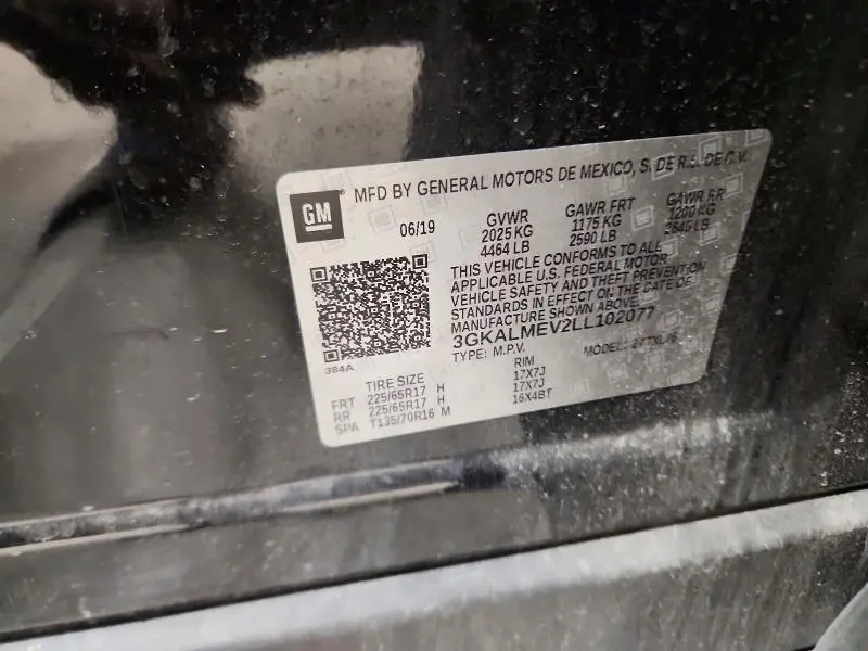 2020 GMC TERRAIN SLE  