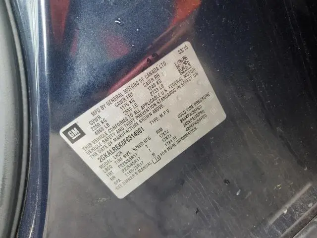 2015 GMC TERRAIN SLE  