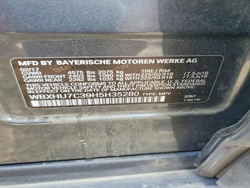 2017 BMW X1 SDRIVE28I  