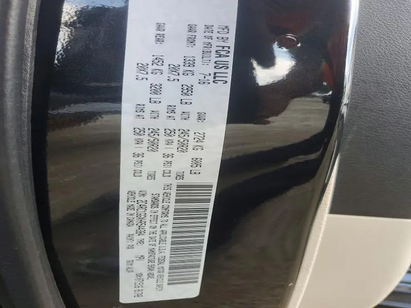 2017 CHRYSLER PACIFICA LIMITED  