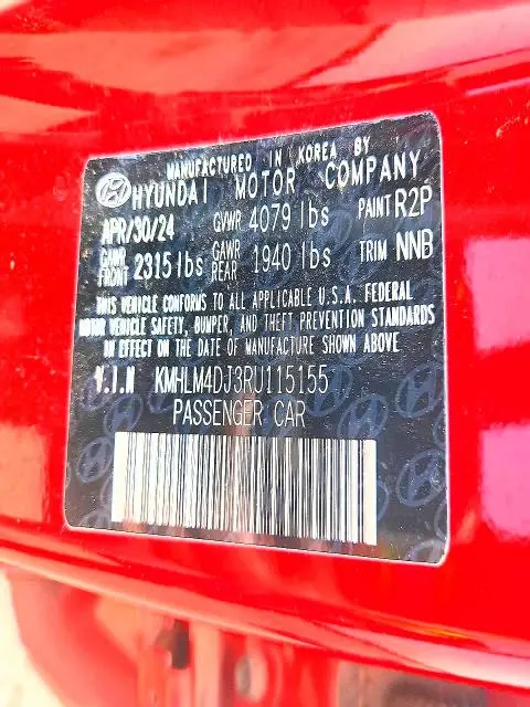 2024 HYUNDAI ELANTRA BLUE  