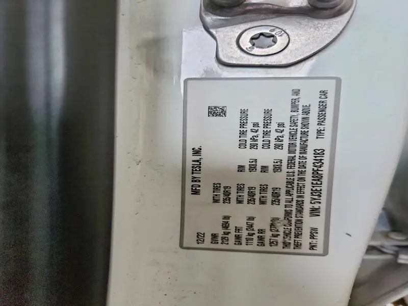2023 TESLA MODEL 3   