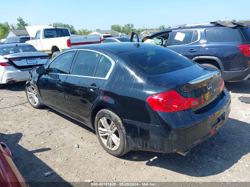 2012 INFINITI G37X  