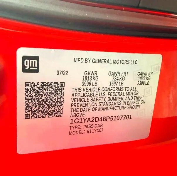 2023 CHEVROLET CORVETTE STINGRAY 1LT  