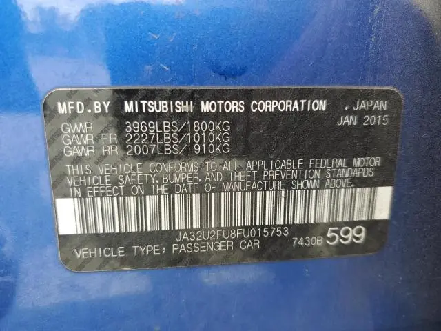 2015 MITSUBISHI LANCER ES  
