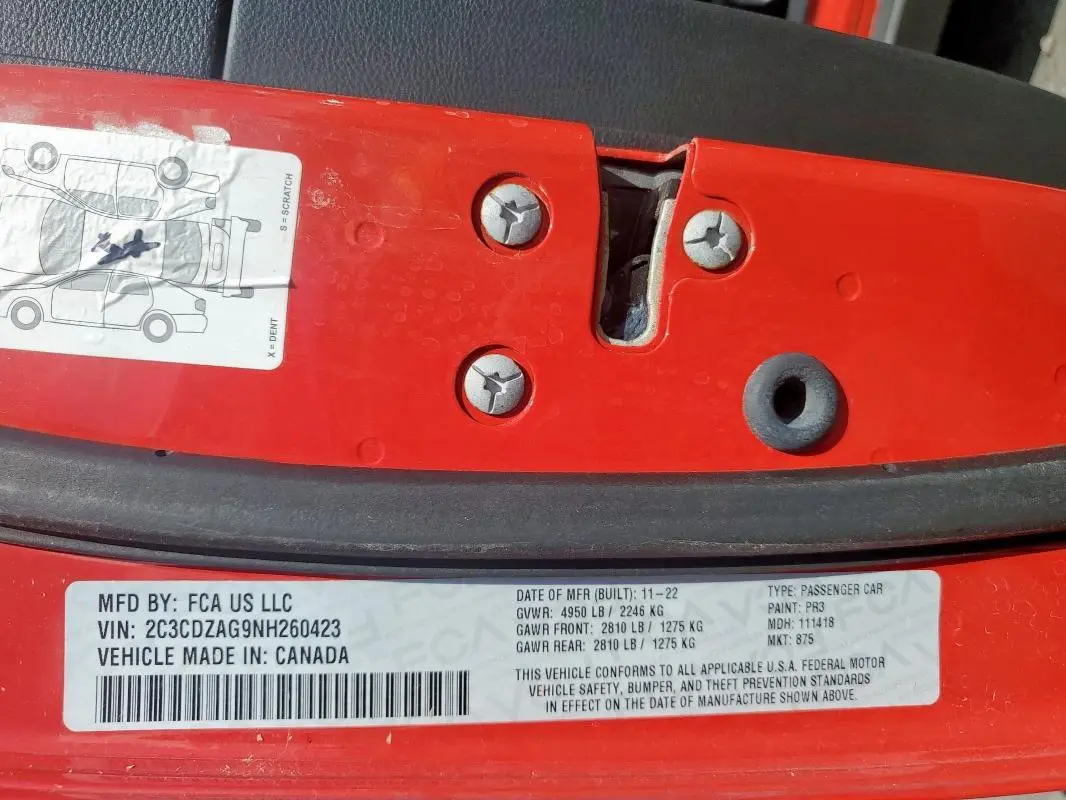 2022 DODGE CHALLENGER SXT  