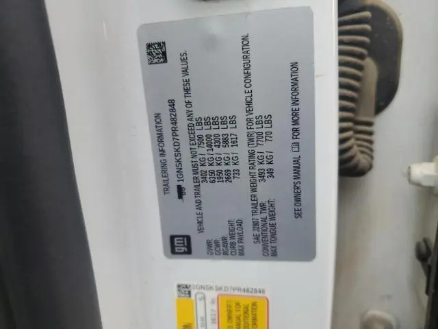 2023 CHEVROLET TAHOE K1500 PREMIER  