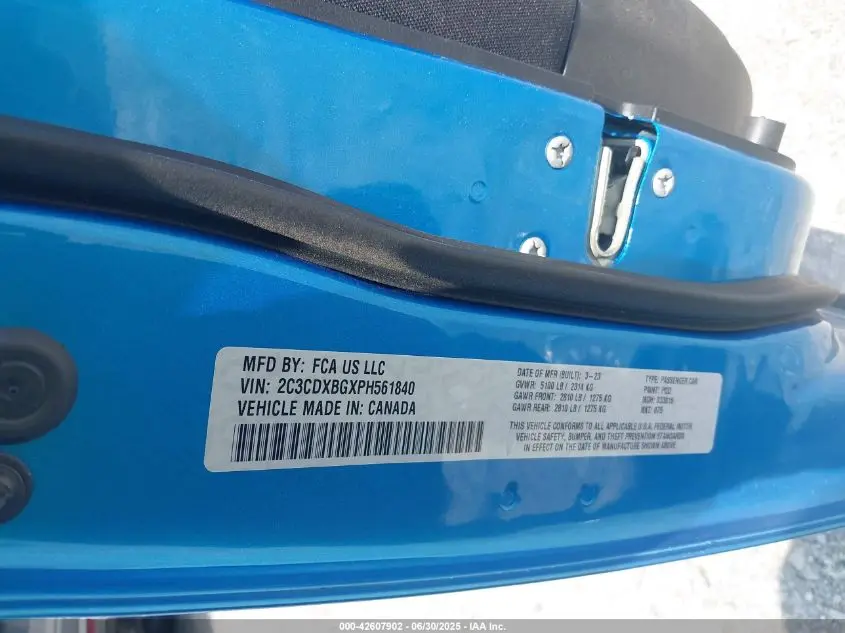 2023 DODGE CHARGER SXT