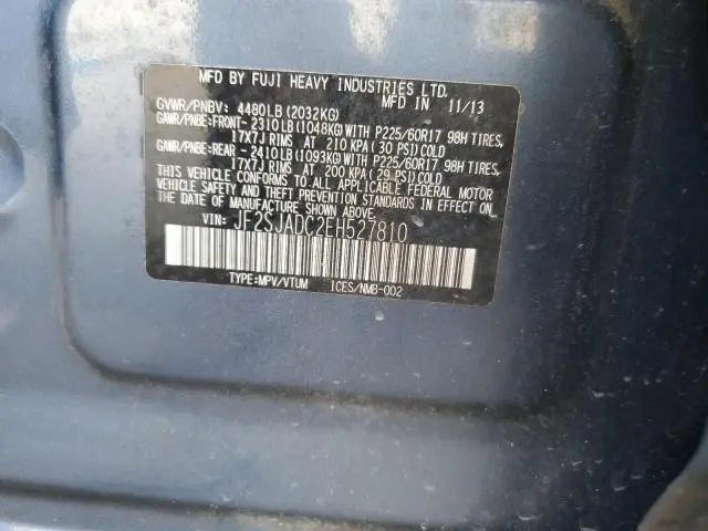 2014 SUBARU FORESTER 2.5I PREMIUM  