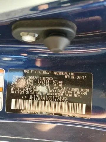 2013 TOYOTA SCION FR-S   