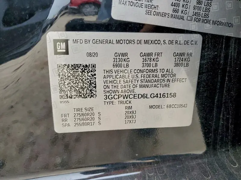 2020 CHEVROLET SILVERADO C1500 LT  