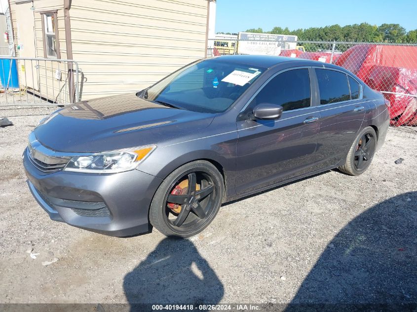 2017 HONDA ACCORD LX