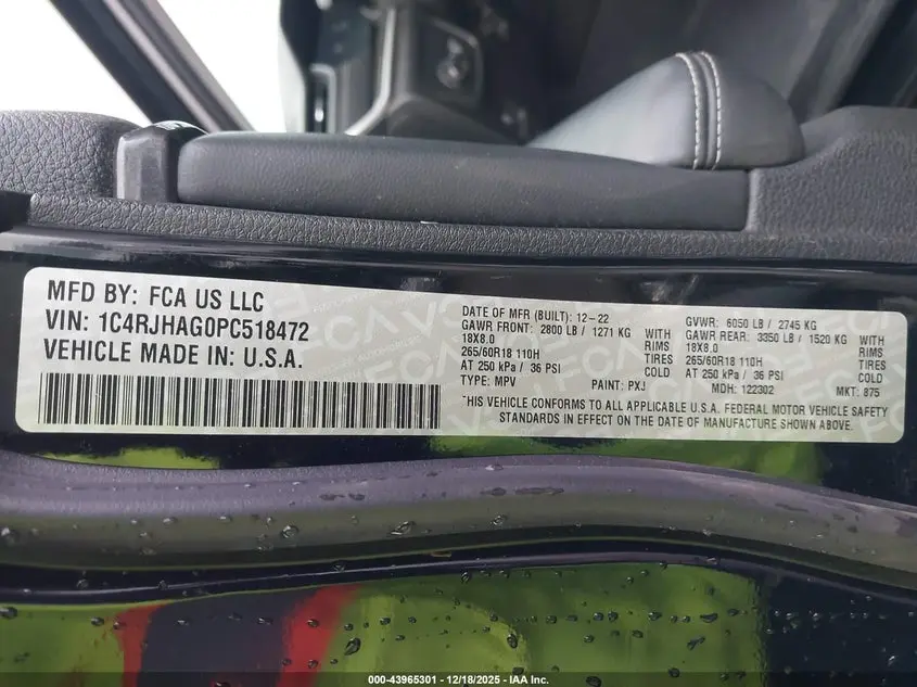 2023 JEEP GRAND CHEROKEE LAREDO 4X4