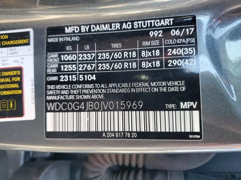 2018 MERCEDES-BENZ GLC 300  