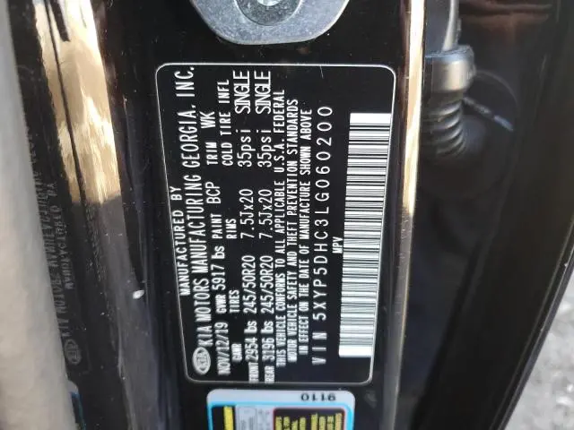 2020 KIA TELLURIDE SX  