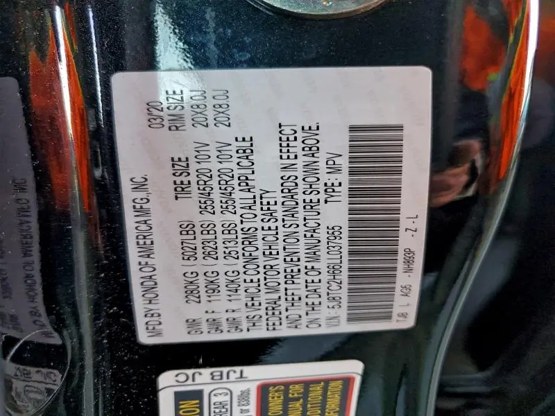 2020 ACURA RDX A-SPEC  