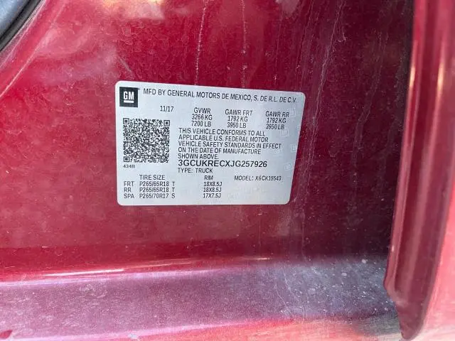 2018 CHEVROLET SILVERADO K1500 LT  