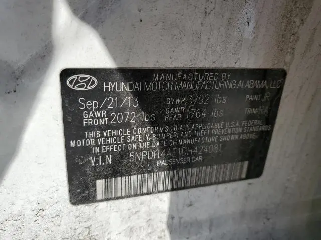 2013 HYUNDAI ELANTRA GLS  