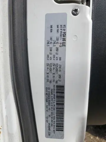 2018 DODGE GRAND CARAVAN GT  
