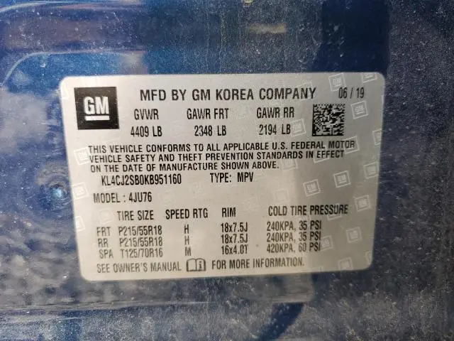 2019 BUICK ENCORE SPORT TOURING  