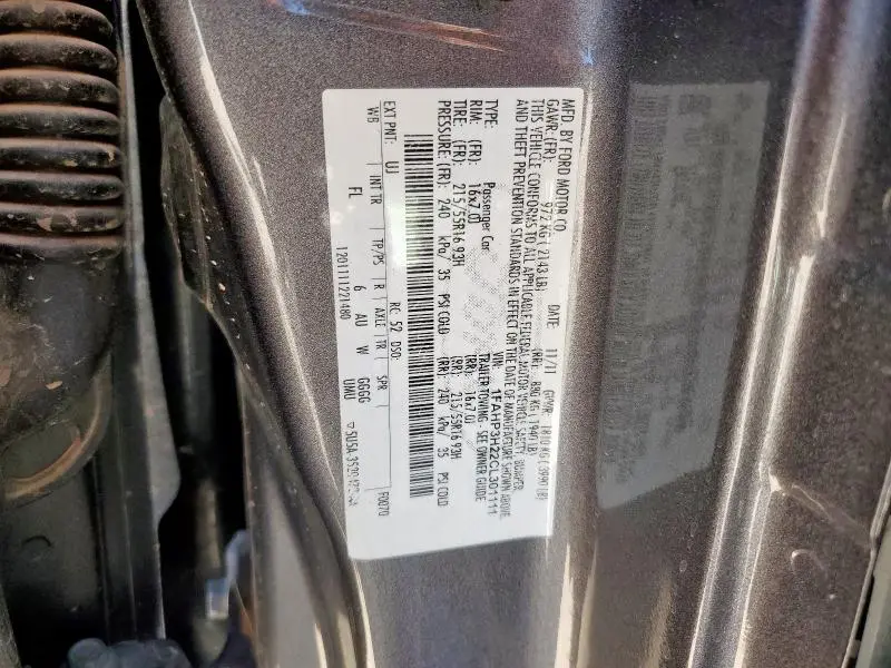 2012 FORD FOCUS SEL
