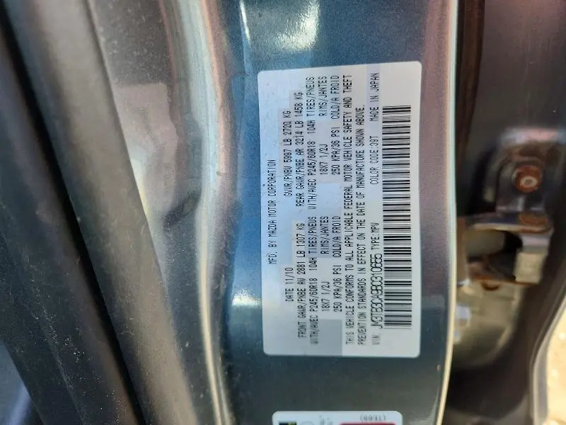 2011 MAZDA CX-9   