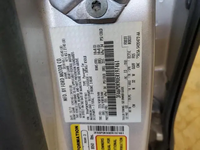 2014 FORD FUSION TITANIUM  