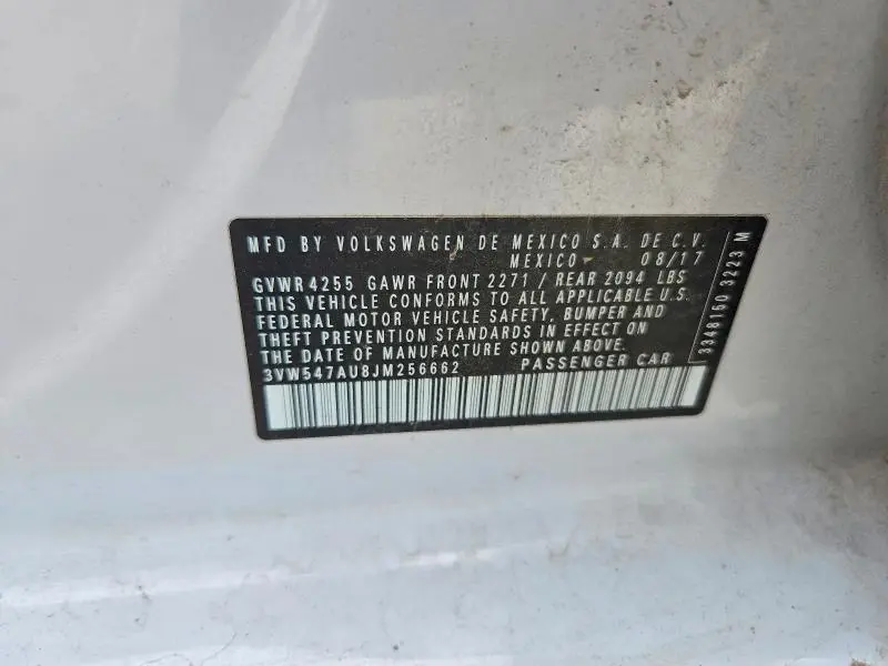 2018 VOLKSWAGEN GTI S  