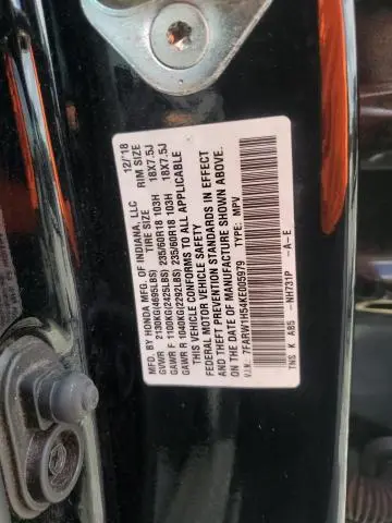 2019 HONDA CR-V EX  