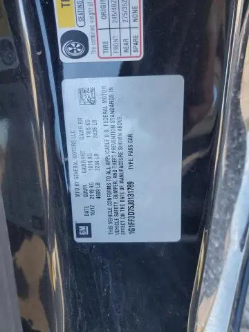 2018 CHEVROLET CAMARO SS  