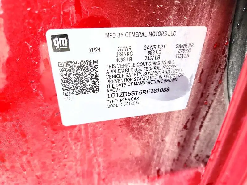 2024 CHEVROLET MALIBU LT  