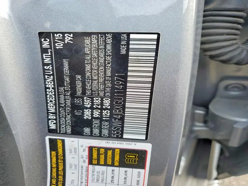 2016 MERCEDES-BENZ C 300  