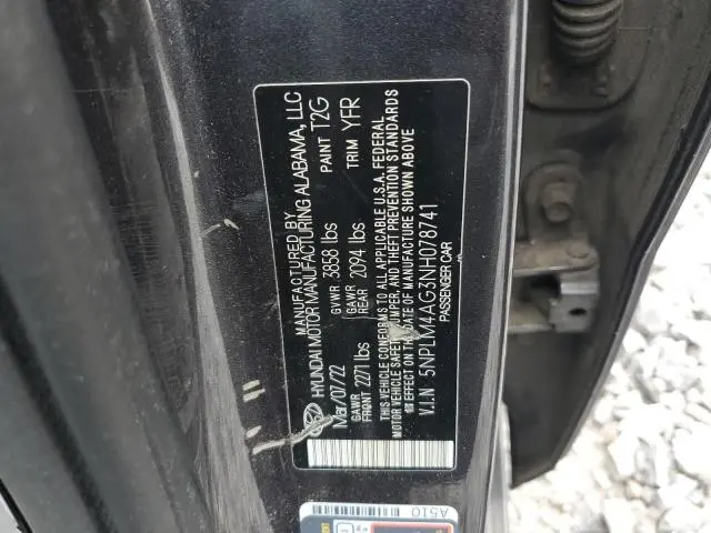 2022 HYUNDAI ELANTRA SEL  