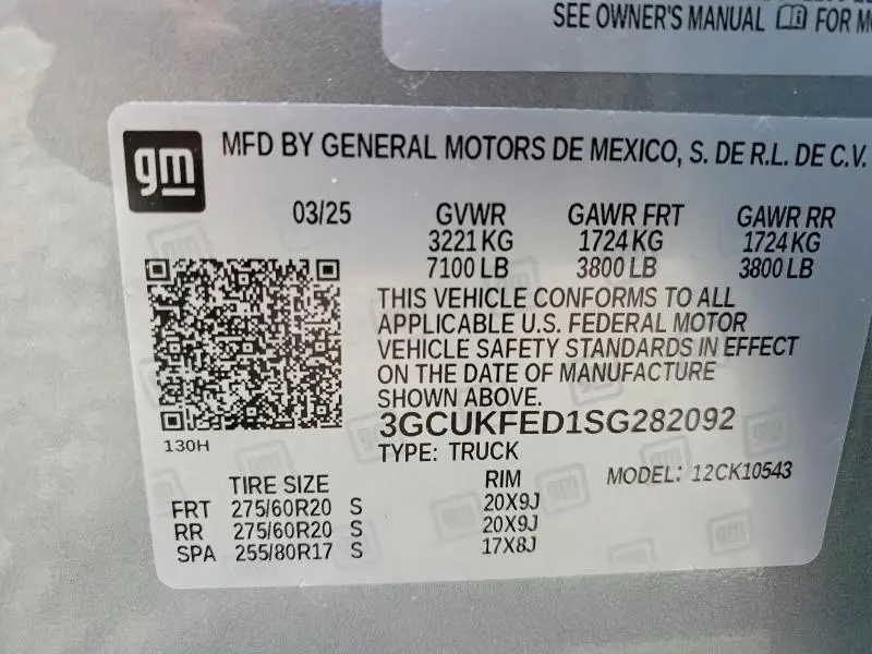 2025 CHEVROLET SILVERADO K1500 LT TRAIL BOSS  