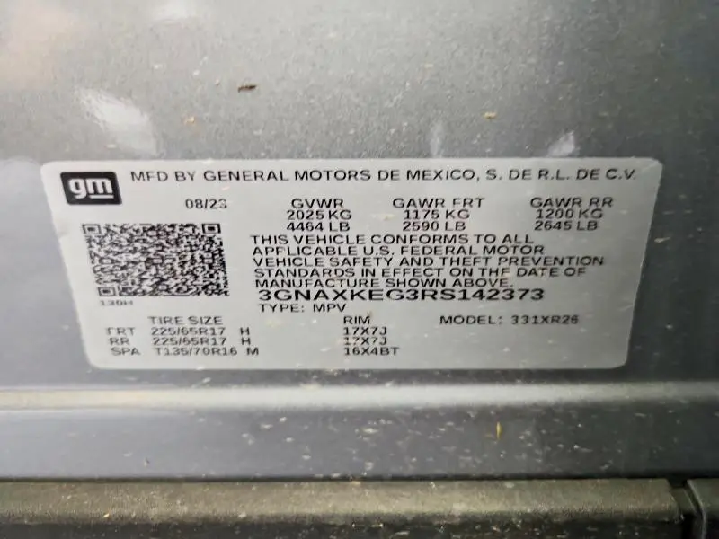 2024 CHEVROLET EQUINOX LT  