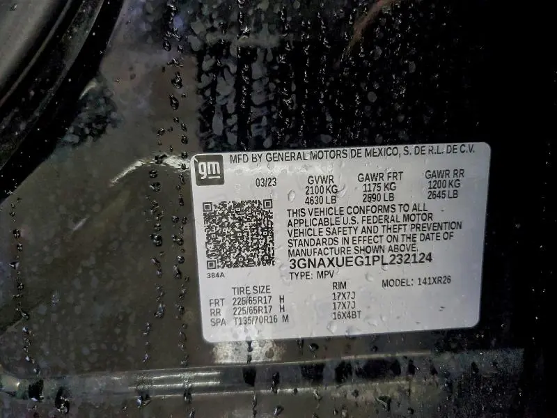 2023 CHEVROLET EQUINOX LT  