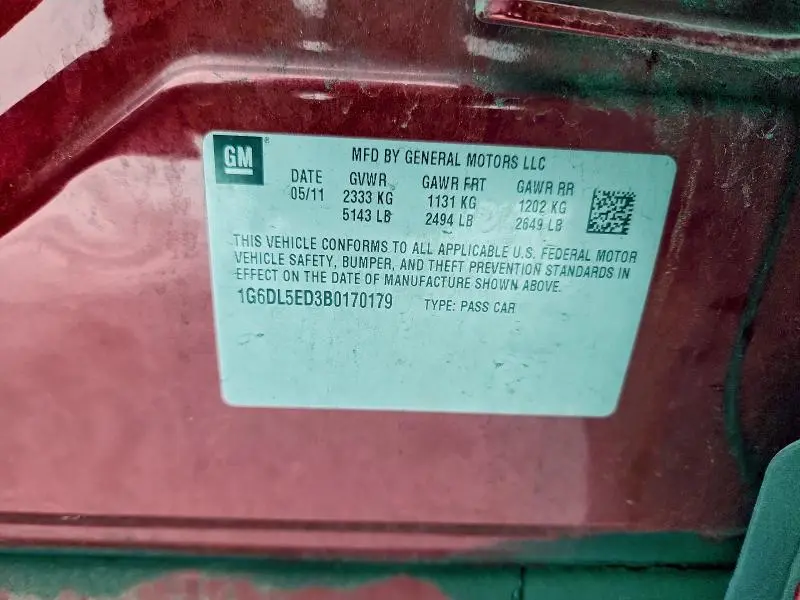 2011 CADILLAC CTS PERFORMANCE COLLECTION  