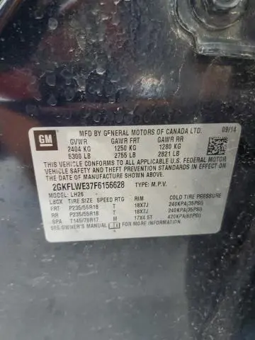 2015 GMC TERRAIN SLE  