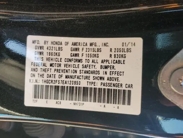 2014 HONDA ACCORD SPORT  